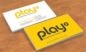 Business Card Design by Sbss for PLAY MR | Design: #1914183