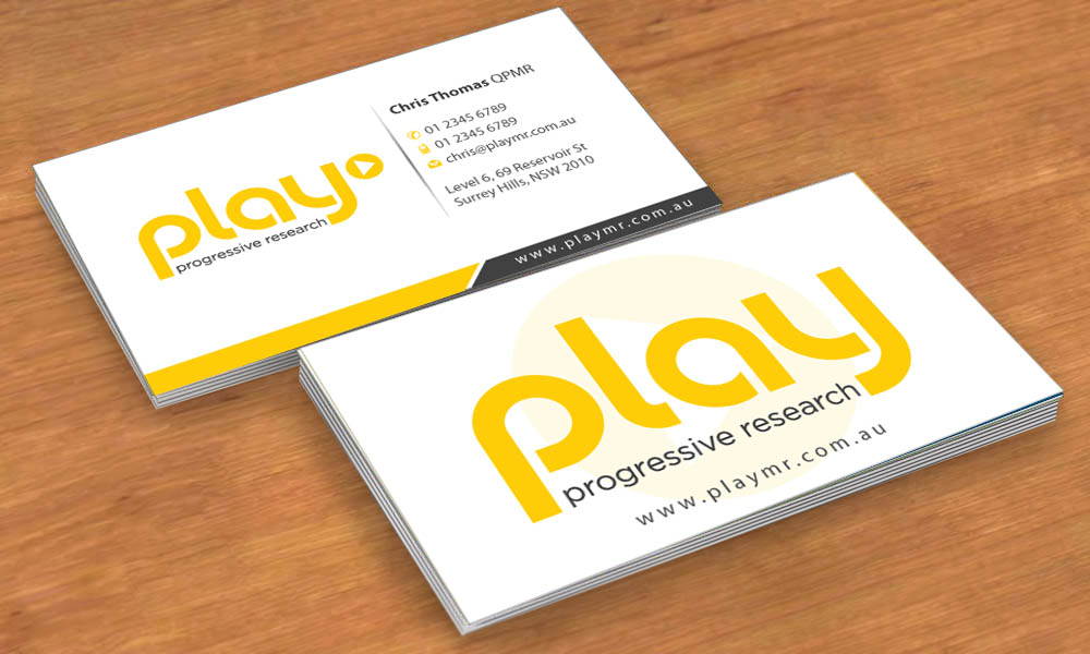 Business Card Design by Sbss for PLAY MR | Design #1914185