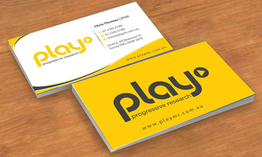 Business Card Design by Sbss for PLAY MR | Design #1914190