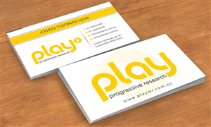 Business Card Design by Sbss for PLAY MR | Design: #1914195