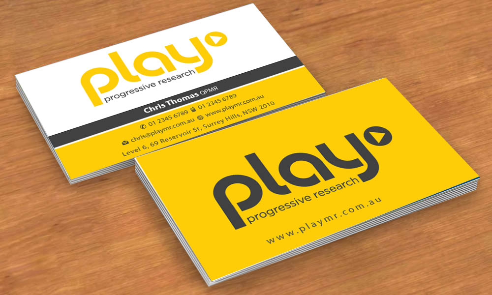Business Card Design by Sbss for PLAY MR | Design #1914212