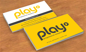 Business Card Design by Sbss for PLAY MR | Design: #1914212