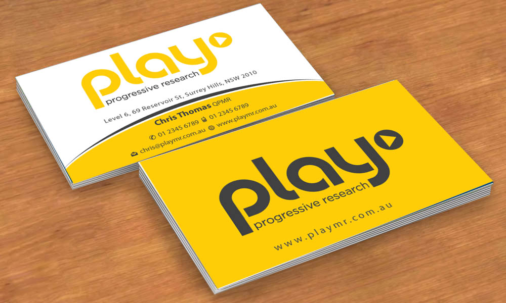 Business Card Design by Sbss for PLAY MR | Design #1914215