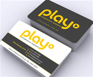 Business Card Design by Sbss for PLAY MR | Design: #1914222