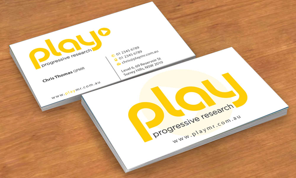 Business Card Design by Sbss for PLAY MR | Design #1914242