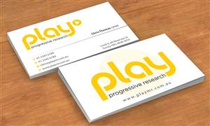 Business Card Design by Sbss for PLAY MR | Design: #1914250