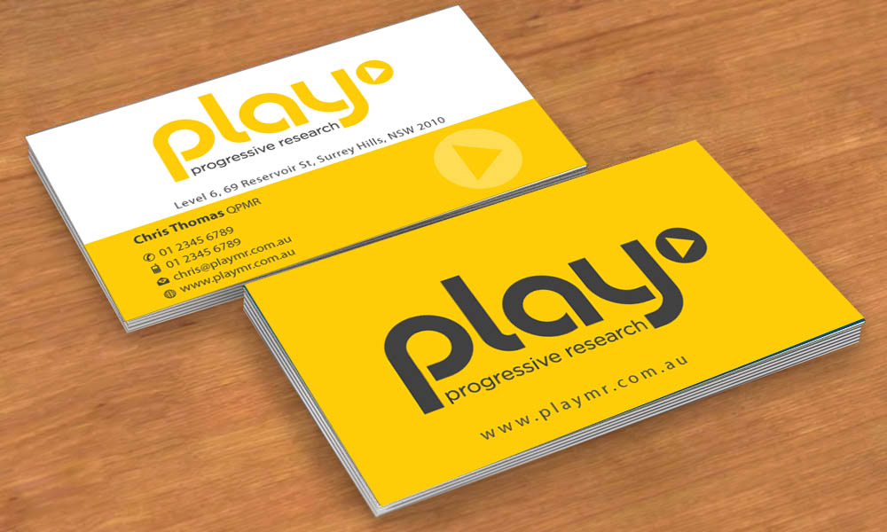 Business Card Design by Sbss for PLAY MR | Design #1914252
