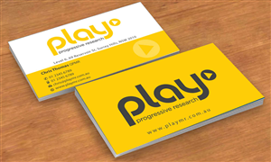 Business Card Design by Sbss for PLAY MR | Design: #1914252