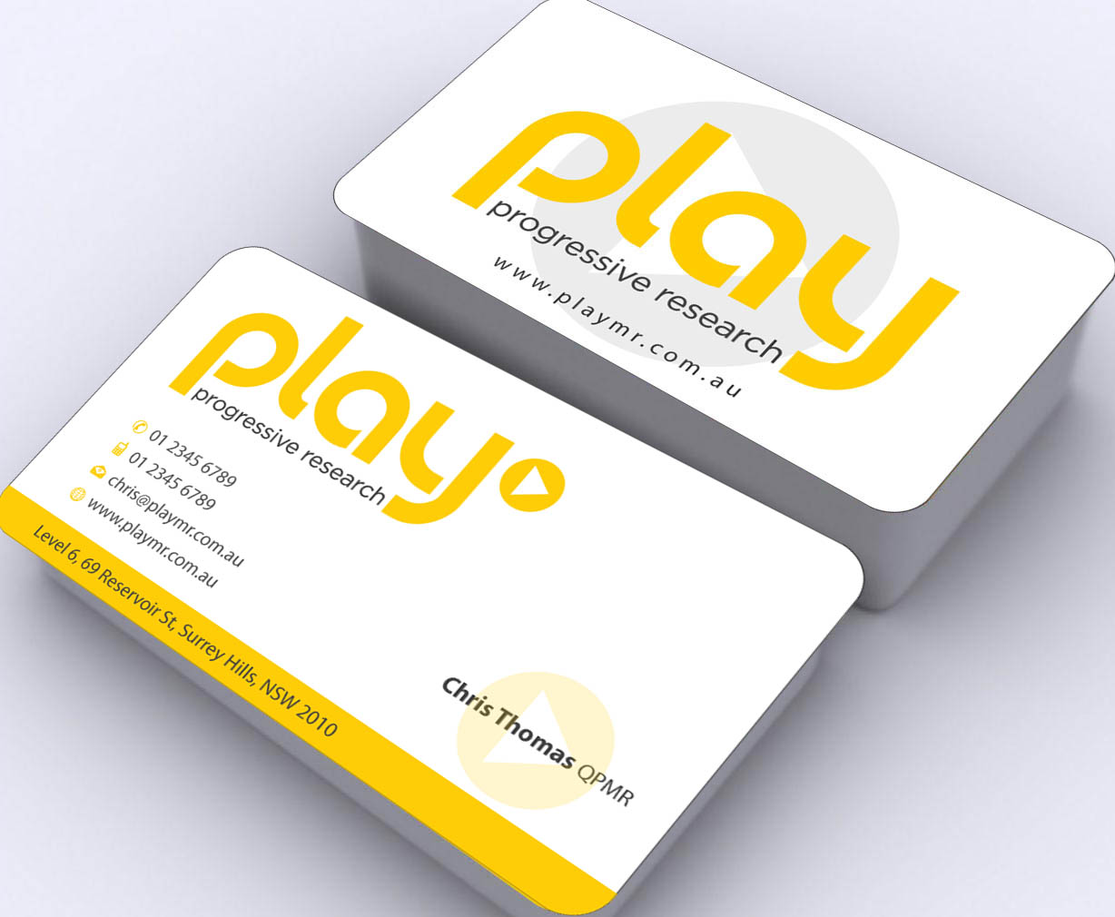 Business Card Design by Sbss for PLAY MR | Design #1914254