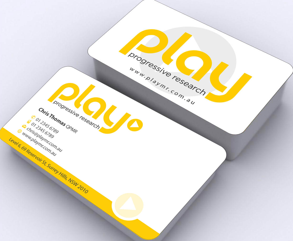 Business Card Design by Sbss for PLAY MR | Design #1914256