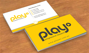 Business Card Design by Sbss for PLAY MR | Design: #1914262