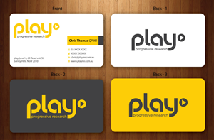 Business Card Design by Sbss for PLAY MR | Design: #1914779