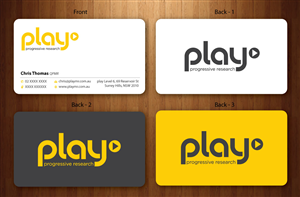 Business Card Design by Sbss for PLAY MR | Design: #1914787