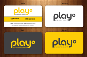 Business Card Design by Sbss for PLAY MR | Design: #1914814