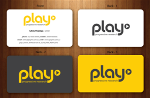 Business Card Design by Sbss for PLAY MR | Design: #1914815