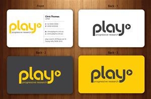Business Card Design by Sbss for PLAY MR | Design: #1914816