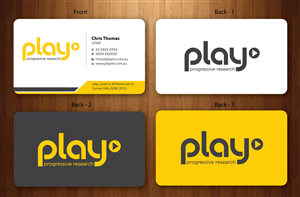 Business Card Design by Sbss for PLAY MR | Design: #1914818
