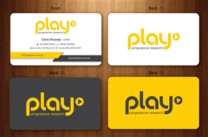 Business Card Design by Sbss for PLAY MR | Design: #1914835