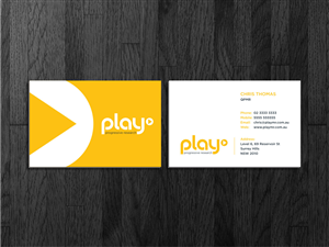 Business Card Design by Atvento Graphics for PLAY MR | Design: #1913743