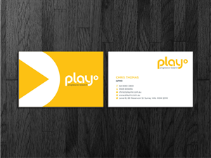 Business Card Design by Atvento Graphics for PLAY MR | Design: #1914951