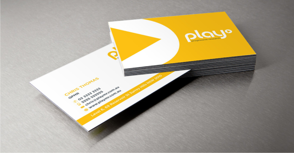 Diseño de Tarjeta de Presentación por Atvento Graphics para PLAY MR | Diseño #1915045
