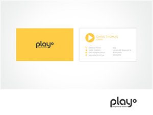 PLAY requires an exciting new business card | Business Card Design by ArtTank