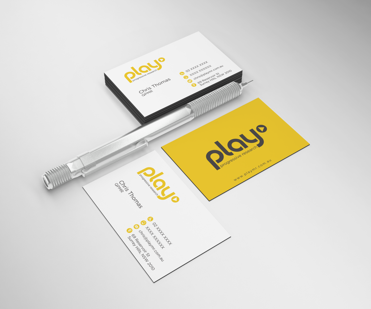 Business Card Design by HYPdesign for PLAY MR | Design #1897548