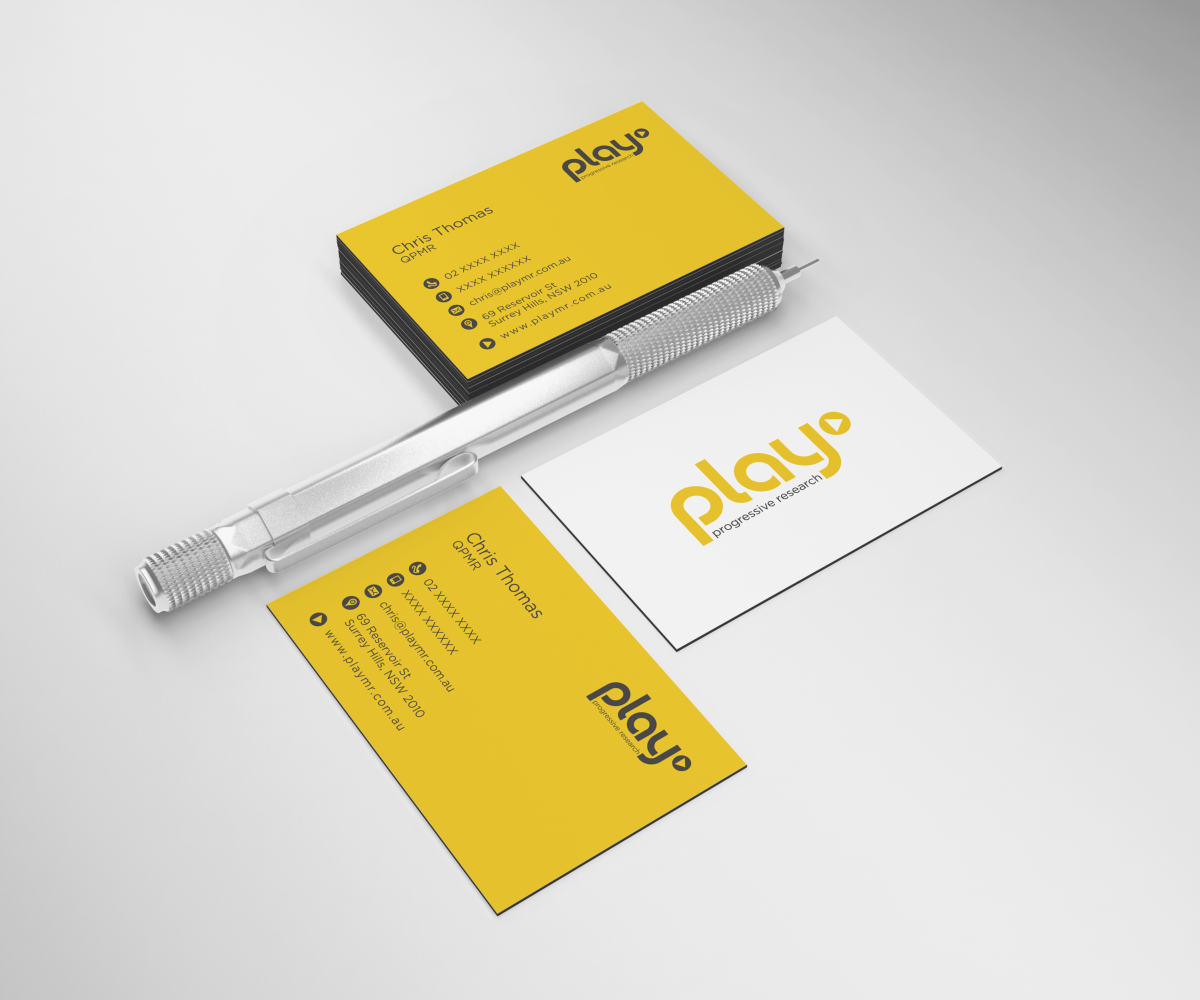 Business Card Design by HYPdesign for PLAY MR | Design #1897583