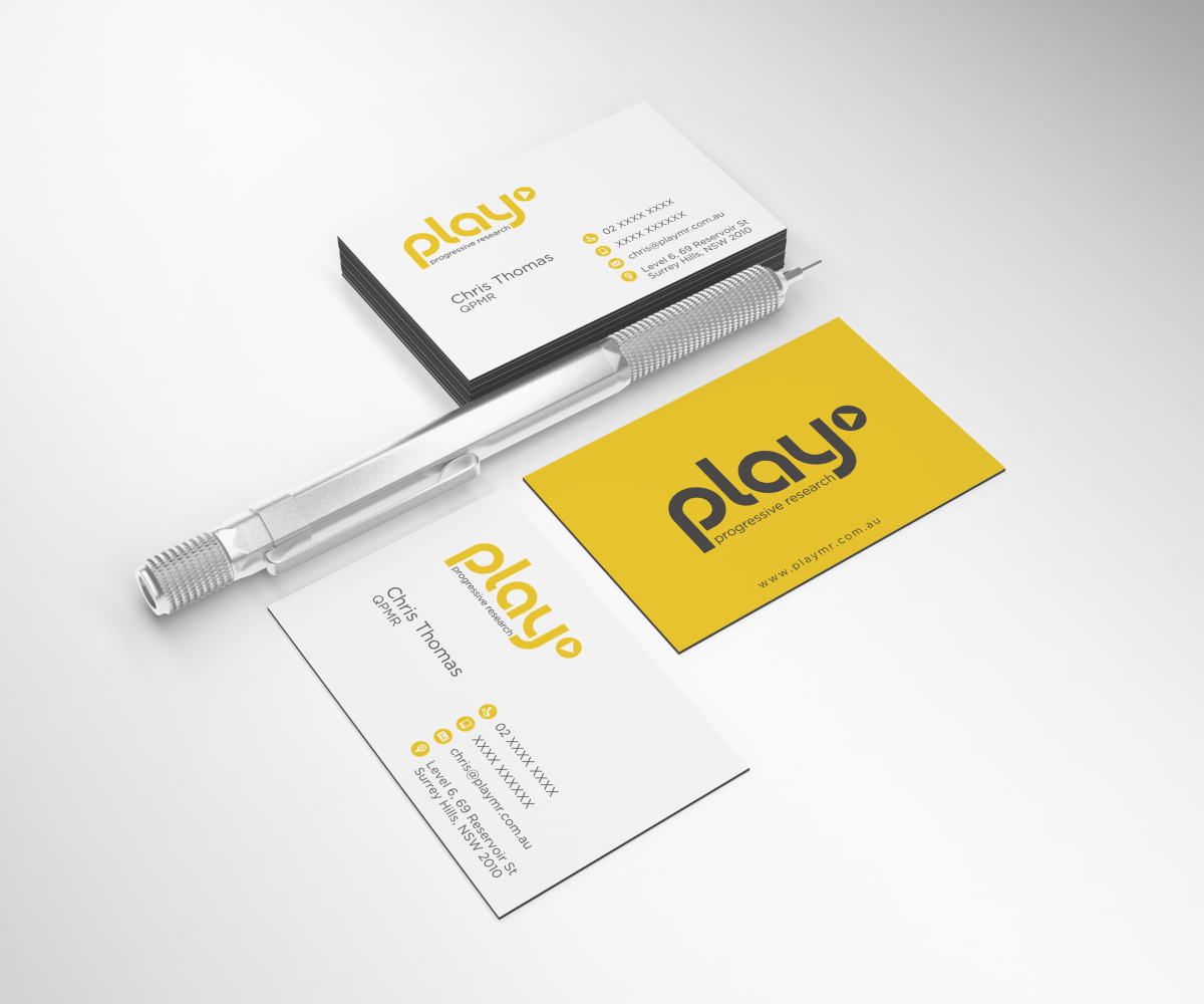 Diseño de Tarjeta de Presentación por HYPdesign para PLAY MR | Diseño #1924874