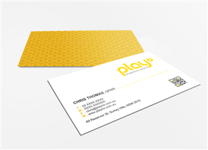 Business Card Design by Sarah Mathews for PLAY MR | Design: #1893154