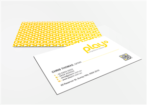 Business Card Design by Sarah Mathews for PLAY MR | Design: #1894650
