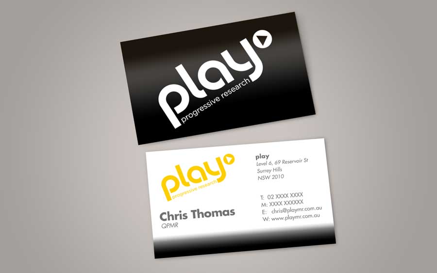 Design de Carte de Visite par JessicaD pour PLAY MR | Design #1931286