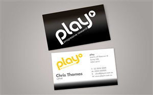 Business Card Design by JessicaD for PLAY MR | Design #1931286