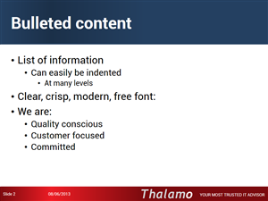 PowerPoint Design by Tom Page for Thalamo Co., Ltd. | Design: #1913725