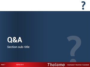 PowerPoint Design by Tom Page for Thalamo Co., Ltd. | Design: #1913735