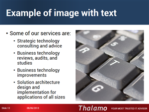 PowerPoint Design by Tom Page for Thalamo Co., Ltd. | Design: #1913744