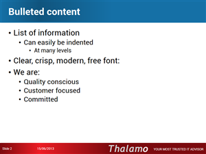 PowerPoint Design by Tom Page for Thalamo Co., Ltd. | Design: #1943796