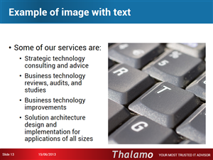 PowerPoint Design by Tom Page for Thalamo Co., Ltd. | Design: #1943814