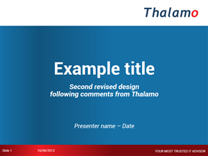 PowerPoint Design by Tom Page for Thalamo Co., Ltd. | Design: #1947319