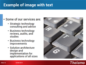 PowerPoint Design by Tom Page for Thalamo Co., Ltd. | Design: #1947340