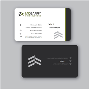 Logo Design by Julia for McGarry Constructions Pty Ltd | Design: #1918839