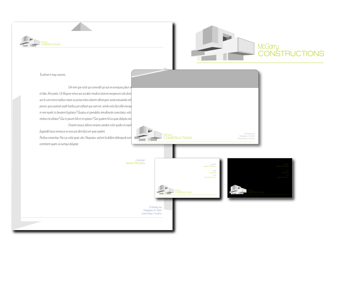 Diseño de Logo por Duplex Design para McGarry Constructions Pty Ltd | Diseño #1961749