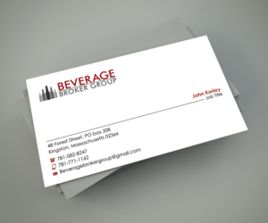 Business Card Design by premnice for Beverage Broker Group | Design: #7692950