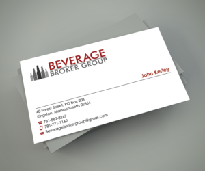 Business Card Design by premnice for Beverage Broker Group | Design: #7703789