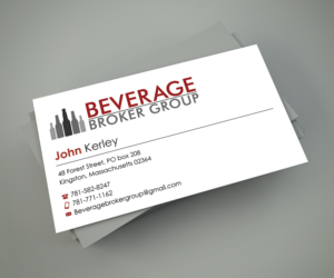 Business Card Design by premnice for Beverage Broker Group | Design: #7725685