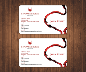 Business Card Design by Stylez Designz for Beverage Broker Group | Design: #7692651