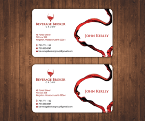 Business Card Design by Stylez Designz for Beverage Broker Group | Design: #7692652