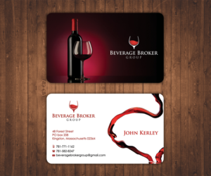 Liquor and wine broker selling to distributors and retail accounts | Business Card Design by Stylez Designz