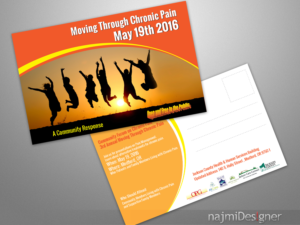 Postcard Design by  Najmi for Oregon Pain Guidance  | Design: #8443795