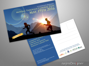 Postcard Design by  Najmi for Oregon Pain Guidance  | Design: #8482717